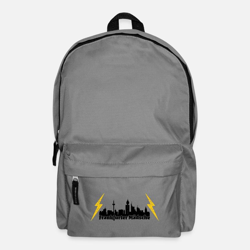 Frankfurter Maedsche ffm skyline - Rucksack - Mittelgrau