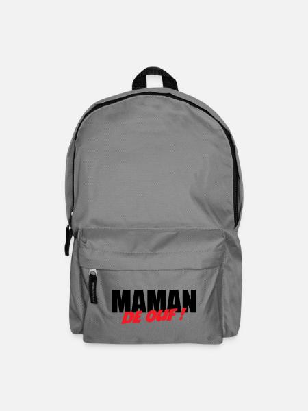 Crazy mom! - Backpack - elephant grey