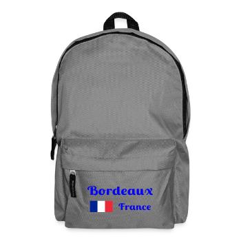 Bordeaux France- Stylish prints - Backpack - elephant grey - Front