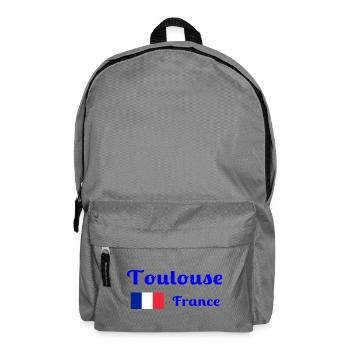 Toulouse Frankreich - Stilvolle Drucke - Rucksack - Mittelgrau - Vorne