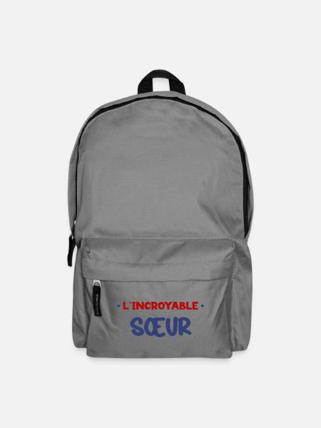 Tolles Schwester-Zitat-Familiengeschenk - Rucksack - Mittelgrau