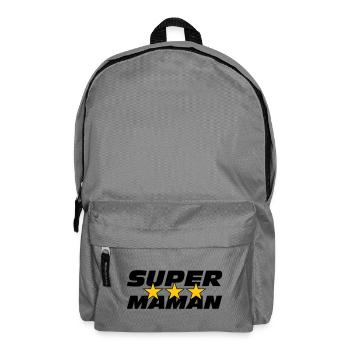 Super Mom - Mother's Day - Backpack - elephant grey - Front