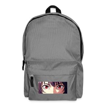 Anime Eyes Red Intense Look Manga Fan - Backpack - elephant grey - Front