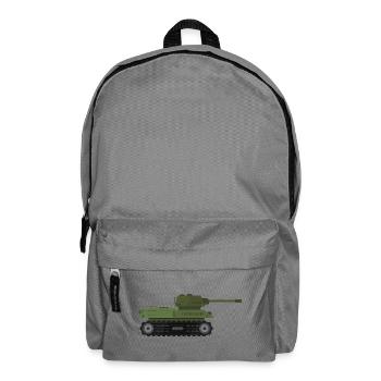 Char militaire - Sac à dos - gris éléphant - Devant