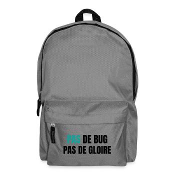 Pas de bug pas de gloire - Sac à dos - gris éléphant - Devant