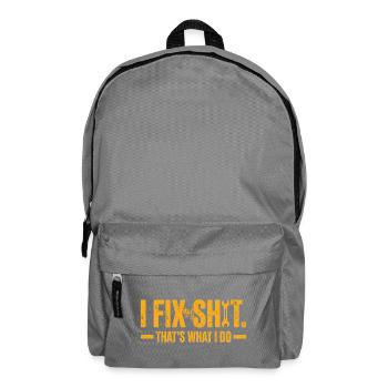 Je répare des trucs, c’est ce que je fais - Sac à dos - gris éléphant - Devant