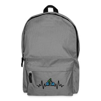 Very sporty cyclist - Backpack - elephant grey - Front