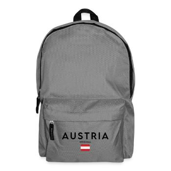 Austrian pride, minimalist sleek design - Backpack - elephant grey - Front