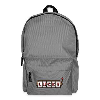 Lucky Slot Machine Design - Backpack - elephant grey - Front