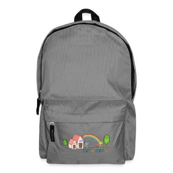 Daycare Child Rainbow - Backpack - elephant grey - Front