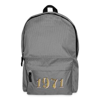 Cadeau d’anniversaire 1971 Vintage 1971  - Sac à dos - gris éléphant - Devant