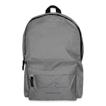 Une vague à la fois - Sac à dos - gris éléphant - Devant