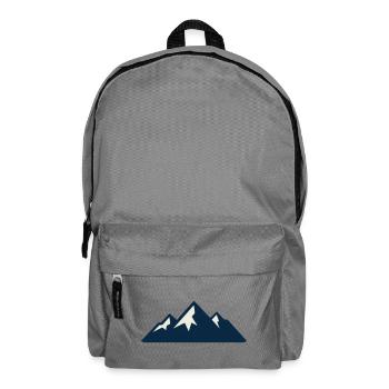 Mountains Mountains Silhouette - Backpack - elephant grey - Front
