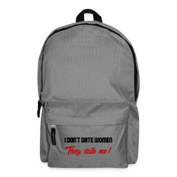 Sie daten mich! - Rucksack - Mittelgrau - Vorne