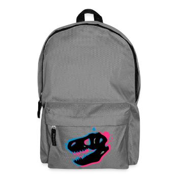 T Rex Skull 3-D - Backpack - elephant grey - Front