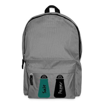 salz und pfeffer - Rucksack - Mittelgrau - Vorne