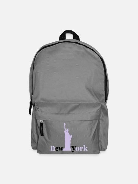 New York - Rucksack - Mittelgrau