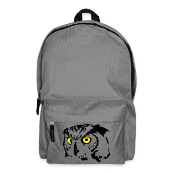 Eule - Rucksack - Mittelgrau - Vorne
