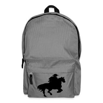 Cowboy Wilder Westen - Rucksack - Mittelgrau - Vorne