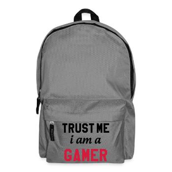 Gamer / Gaming - Sac à dos - gris éléphant - Devant