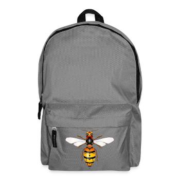 Drawing of a fascinating hornet - Backpack - elephant grey - Front