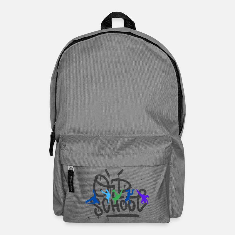 Dynamic Silhouettes of Acrobats in Colour - Backpack - elephant grey