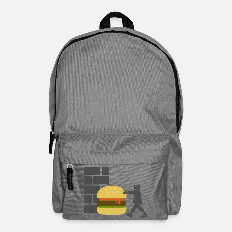 Burger Fast food Logistic - Rucksack - Mittelgrau