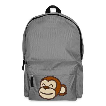 Monkey Head - Backpack - elephant grey - Front