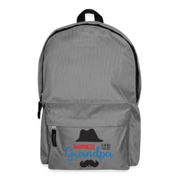 Happines est appelé grand-père - Sac à dos - gris éléphant - Devant