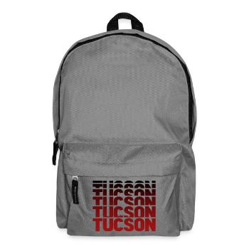 Tucson Lettering Gradient Poster - Backpack - elephant grey - Front
