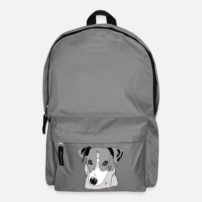 Jack Russel Terrier - Backpack - elephant grey