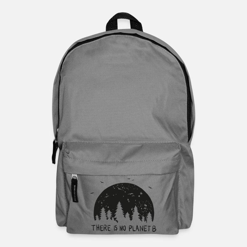 There is no planet B! Climate protection, environment, earth - Backpack - elephant grey