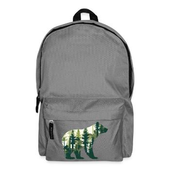 Bear, Forest, Wildlife, Animal, Nature, Bears - Backpack - elephant grey - Front