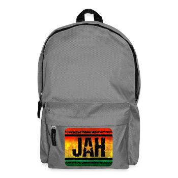 Inspiration reggae avec étoile et couleur - Sac à dos - gris éléphant - Devant