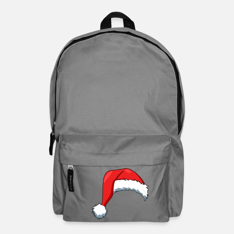 Chapeau de Père Noël - Sac à dos - gris éléphant