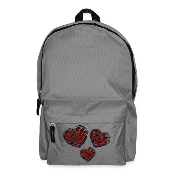 COUPLE. JUST MARRIED. Bachelorette party. VALENTINE'S DAY. LOVE. - Backpack - elephant grey - Front