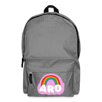 Aromantik, aromatisch, aro - Rucksack - Mittelgrau - Vorne