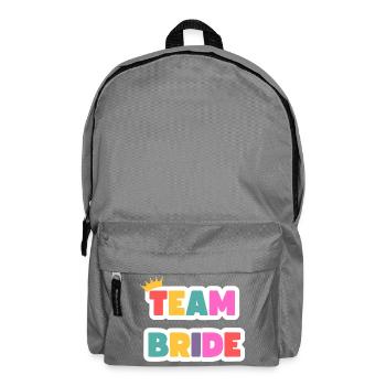 Équipe Bride ! Personnalisable - Sac à dos - gris éléphant - Devant