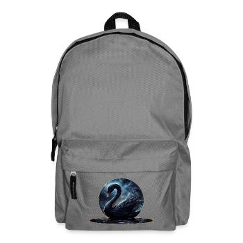 Galaktische Gnade: Der schwarze Schwan - Rucksack - Mittelgrau - Vorne