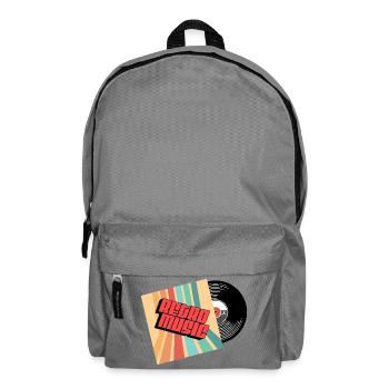 Rétro music - Sac à dos - gris éléphant - Devant