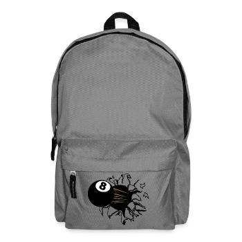 8-Ball Goldschweif - Rucksack - Mittelgrau - Vorne
