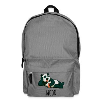 Panda décontracté avec design de boisson - Sac à dos - gris éléphant - Devant