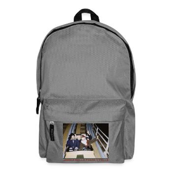 Weihnachtliche Achterbahn - Rucksack - Mittelgrau - Vorne
