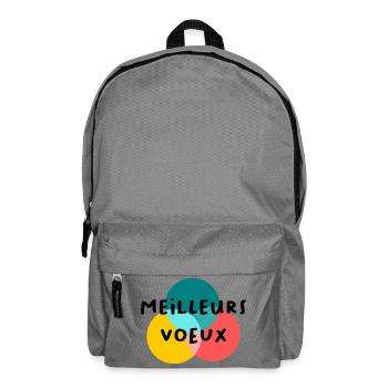 HAPPY NEW YEAR. NEW YEAR'S EVE. NEW YEAR - Backpack - elephant grey - Front
