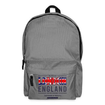 London Union Jack Cityscape Design - Backpack - elephant grey - Front