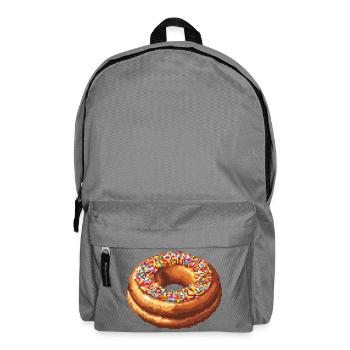 Pixel Donut - Backpack - elephant grey - Front