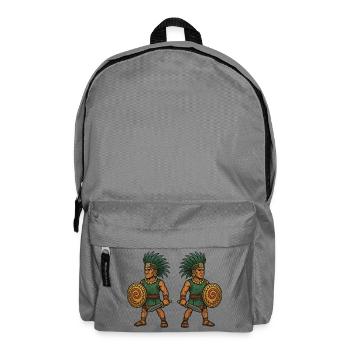 Aztec Double Warrior - Backpack - elephant grey - Front