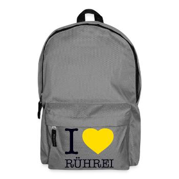I love Rührei - Rucksack - Mittelgrau - Vorne