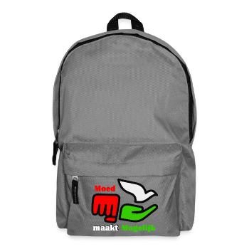 Le courage rend possible Logo - Sac à dos - gris éléphant - Devant