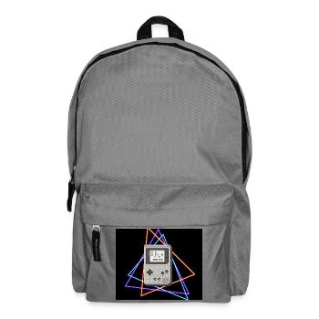 Retro Game Console Neon - Backpack - elephant grey - Front